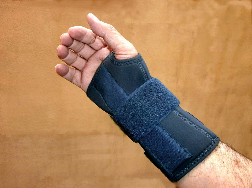 How to put on a wrist brace?